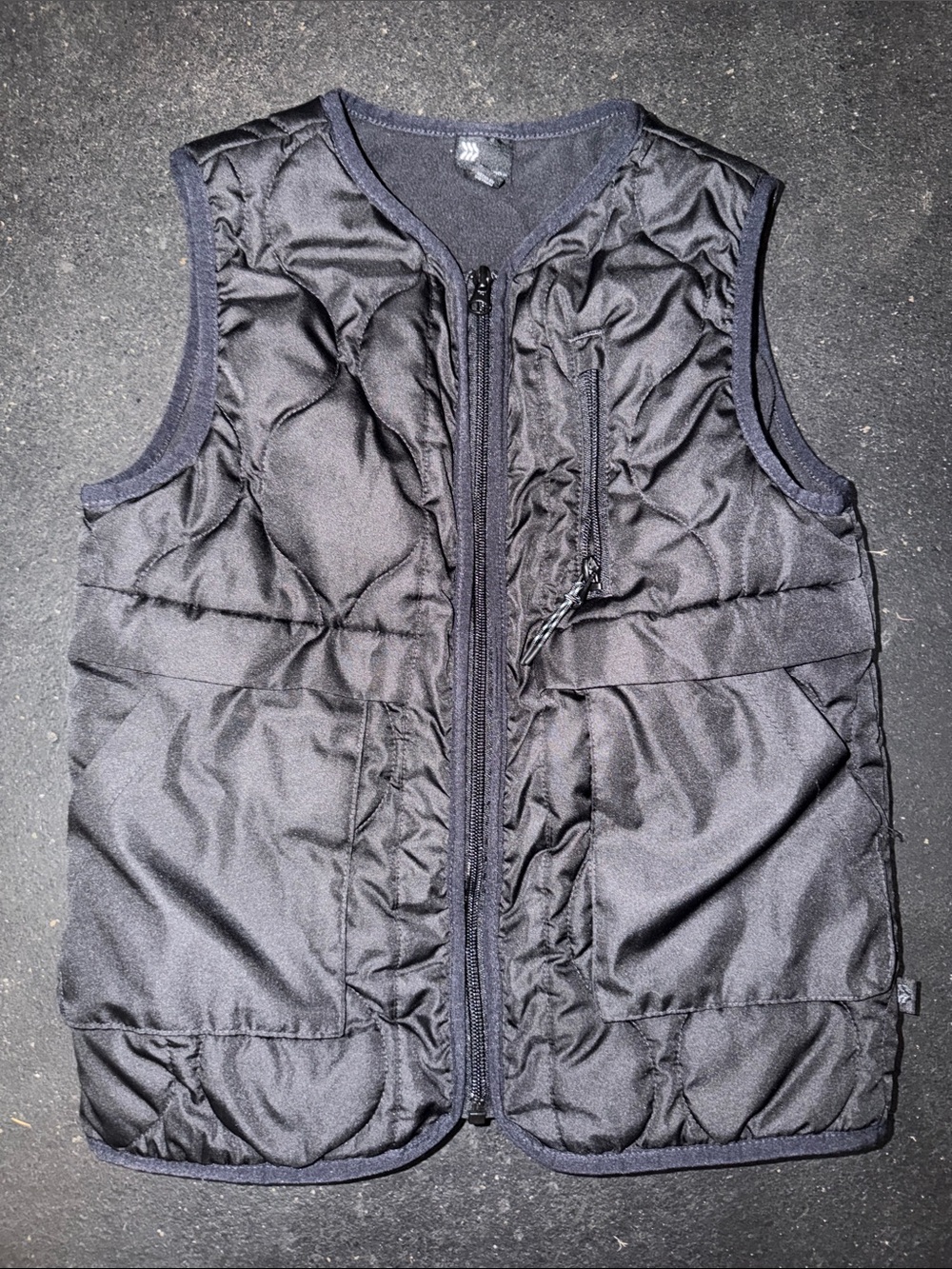 all in motion Black Quilted Kids Vest